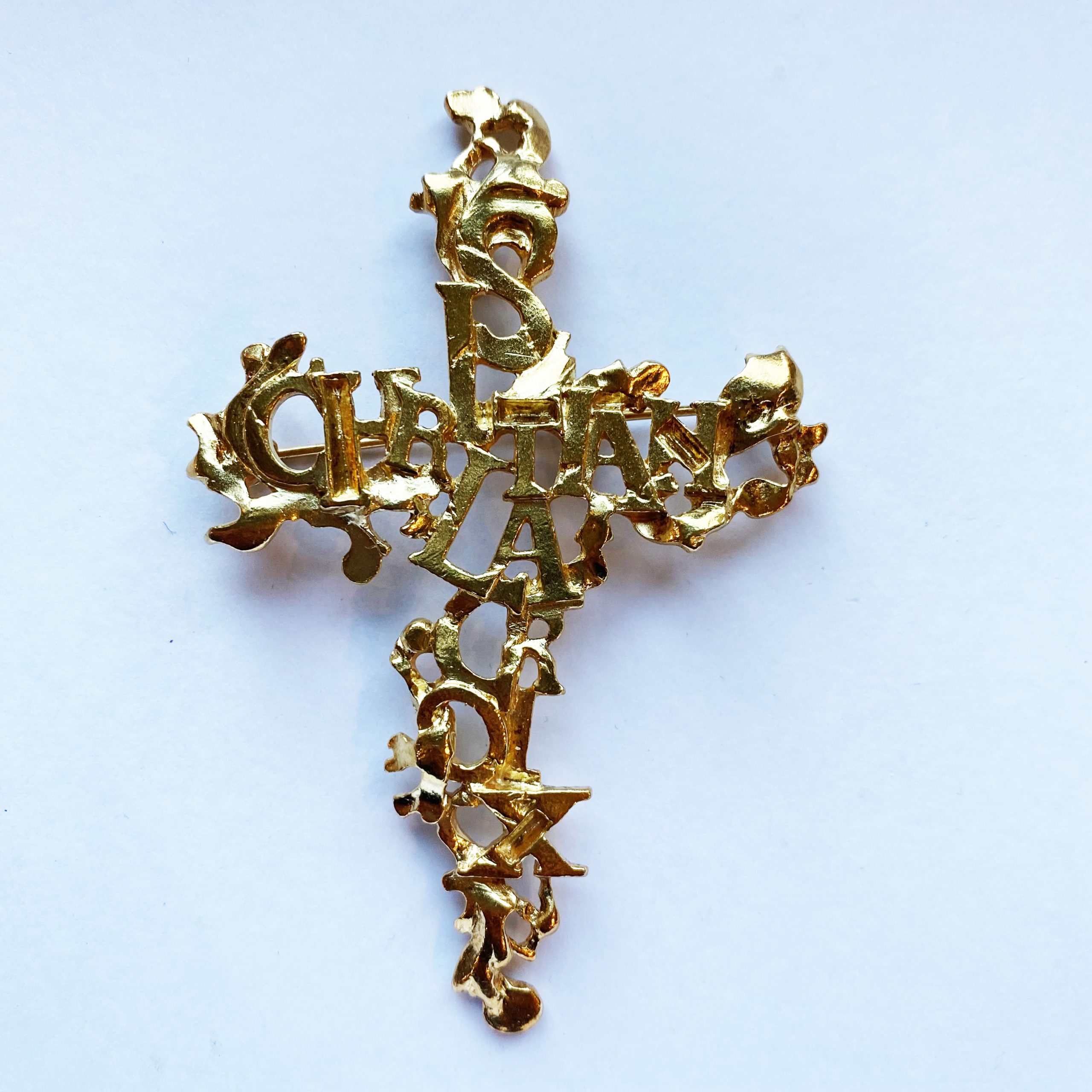Broche Christian LACROIX Croix