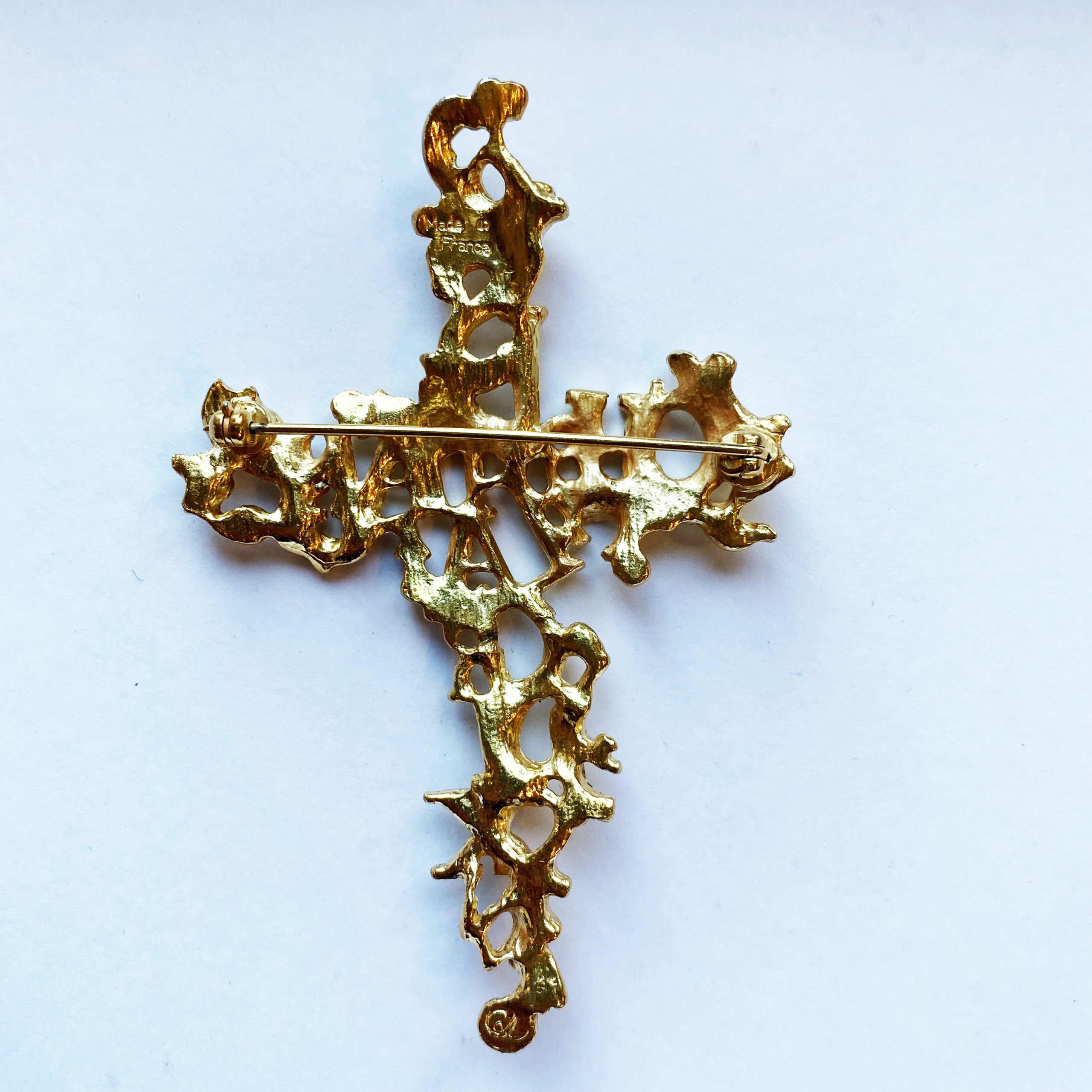 Broche Christian LACROIX Croix – Image 2