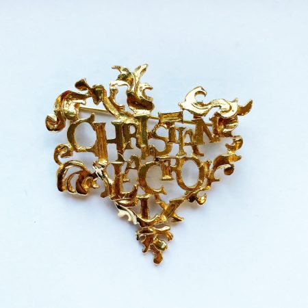 Broche Christian LACROIX Coeur