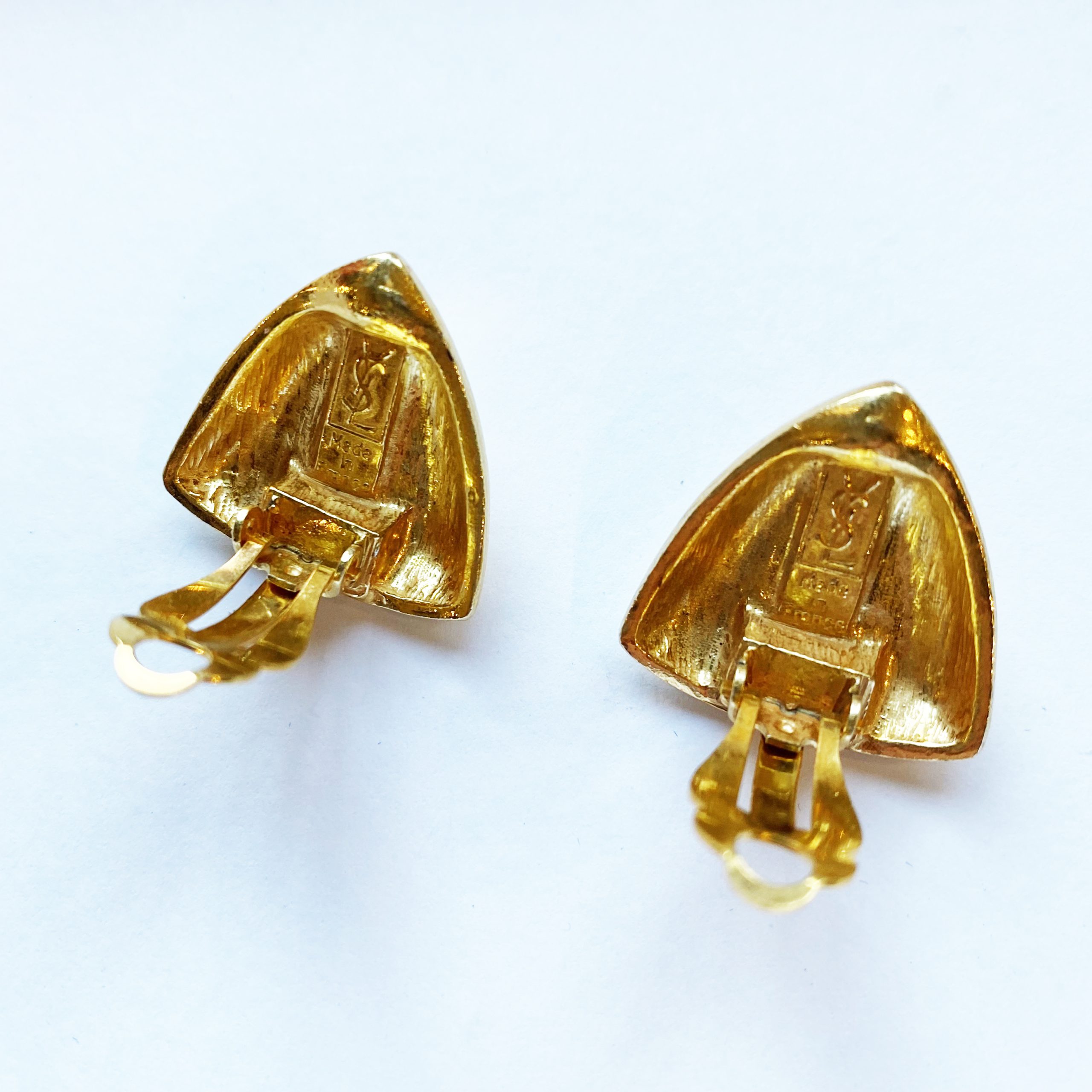 Boucles d'Oreille YSL Triangle – Image 2